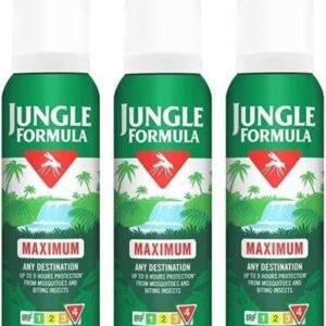 jungle formula maximum any destination 125ml aerosol, (pack of 3)