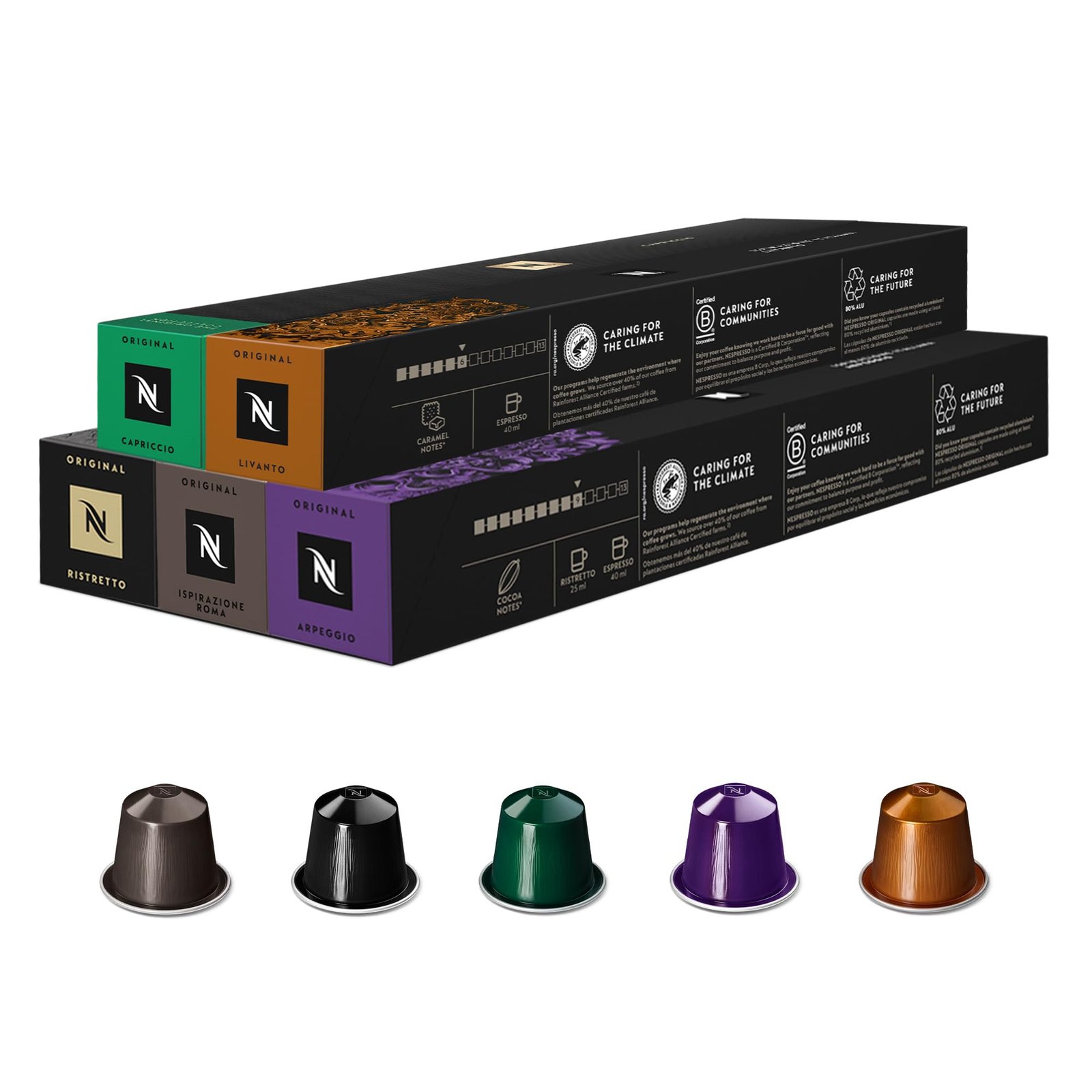 nespresso original coffee pods, 50 mixed pack nespresso original coffee pods, 50 mixed pack