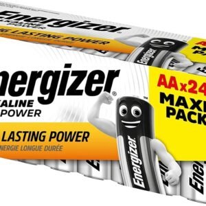 Energizer AA Batteries, Alkaline Power Double A Batteries, 24 Pack