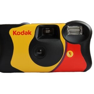 Kodak Fun Saver Disposable Camera with Flash – 27 Exposures, 35mm Film, Ready to Use, Ideal for Indoor and Outdoor Photography, Holidays and