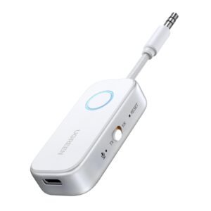UGREEN Bluetooth 6.0 Transmitter Receiver, 2-in-1 Aux, Dual Connection, 18H